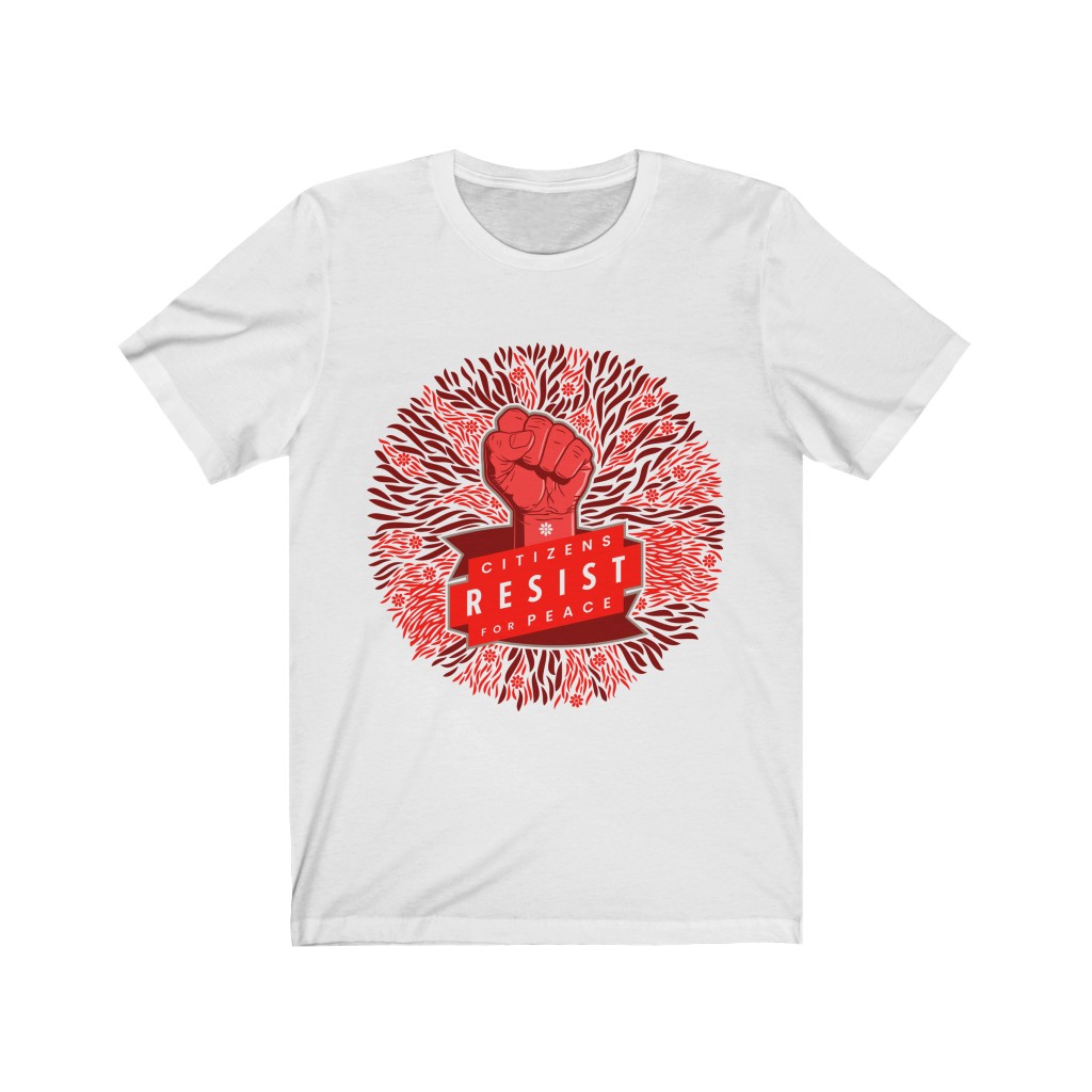 Resist for Peace - Unisex Jersey Short Sleeve Tee