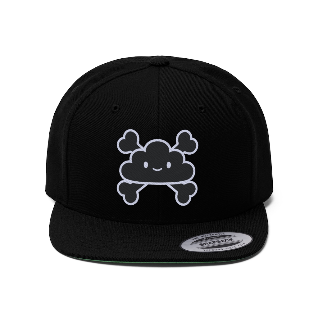 Dark Cloud - Unisex Flat Bill Hat - Image 2