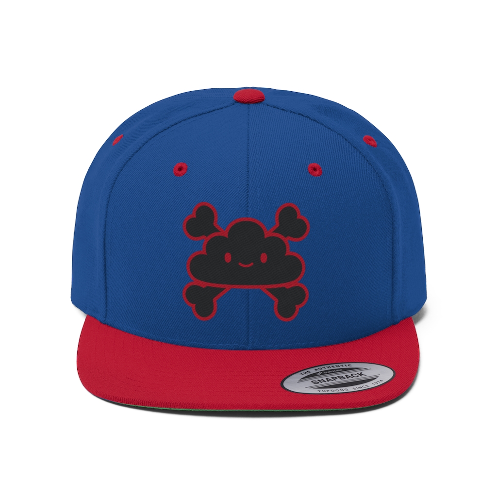 Dark Cloud - Unisex Flat Bill Hat - Image 5