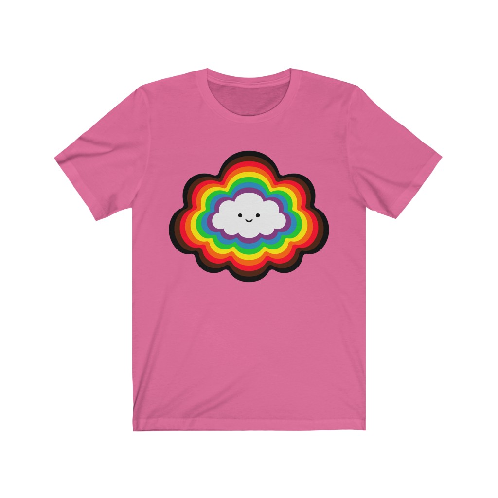 Rainbow Cloud - Unisex Jersey Short Sleeve Tee
