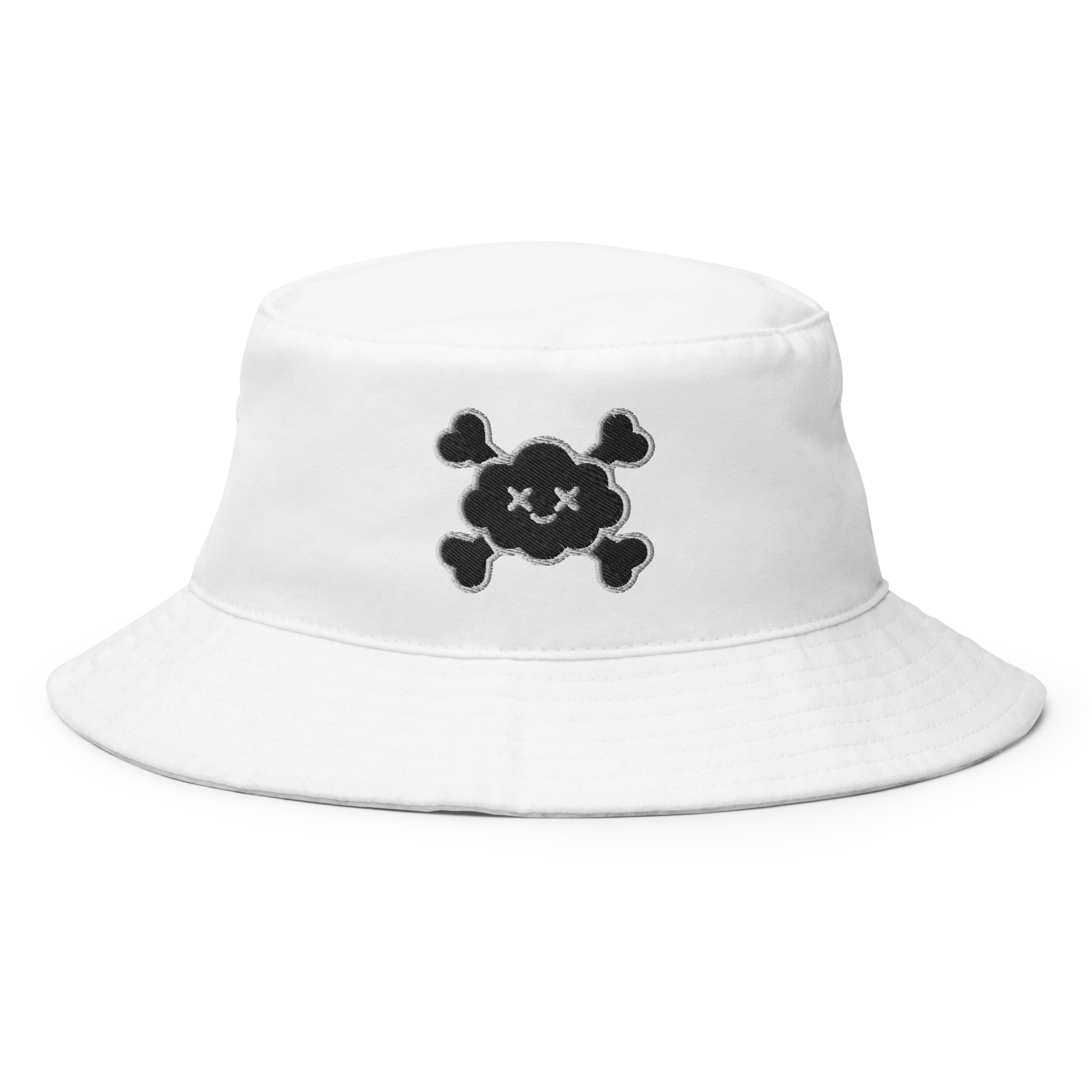 Dark Cloud Standard Bucket Hat - White